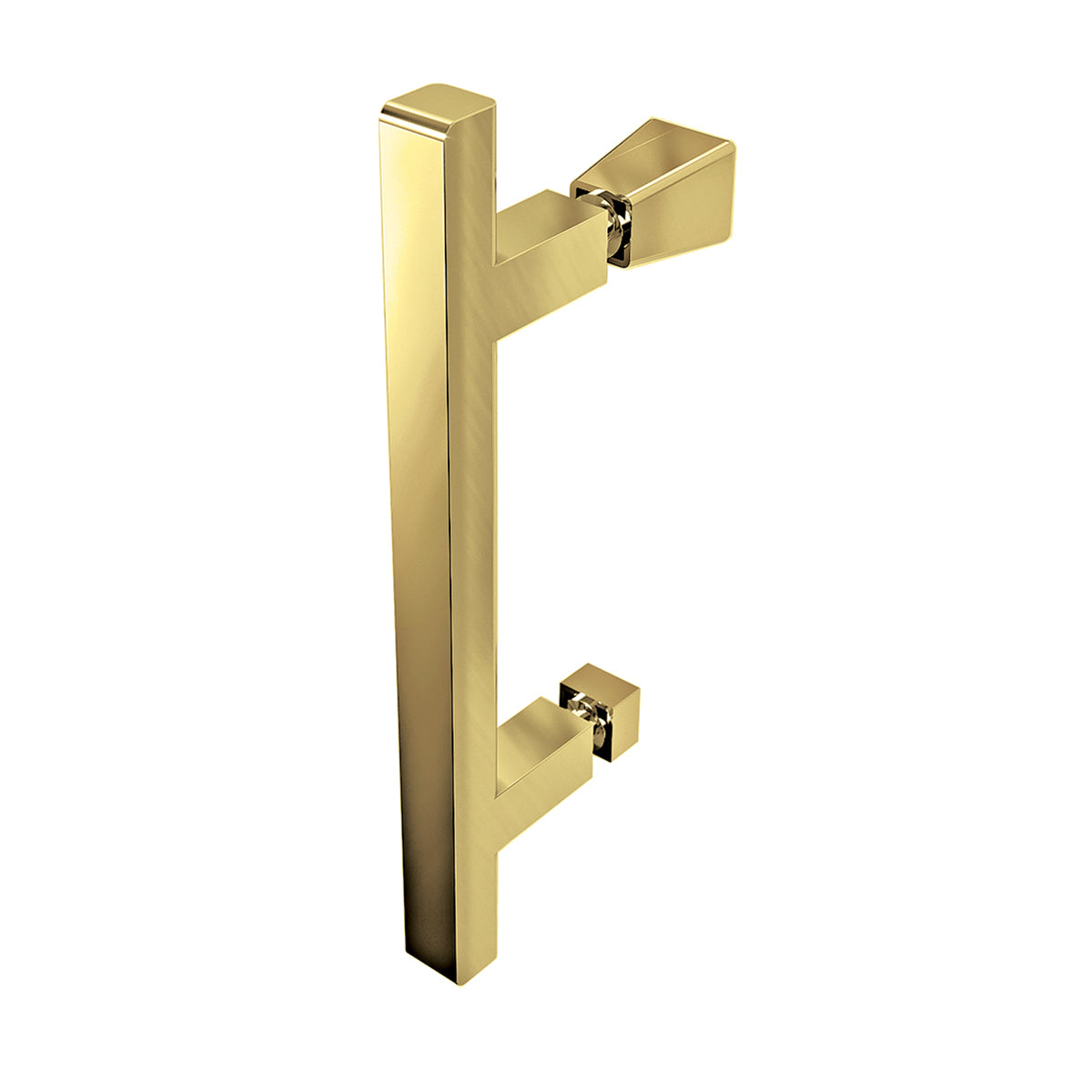 Fairford Pro 8 Brushed Brass 1400 x 900mm Frameless 8mm Hinged Door Enclosure with 2 Inline Panels
