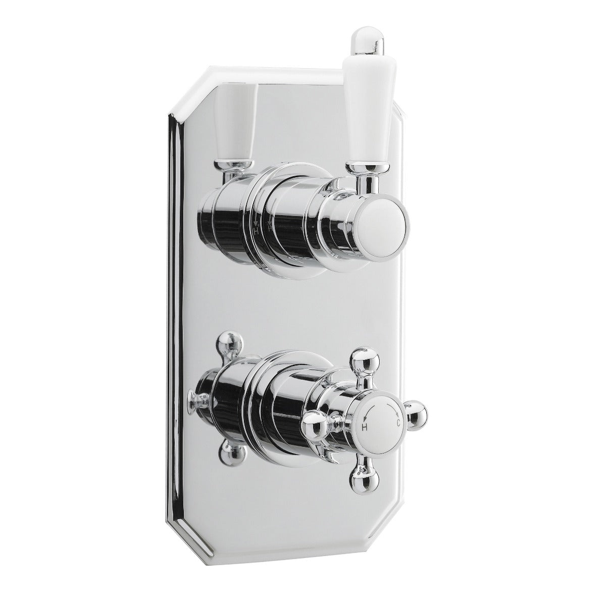 Fairford Hampden Concealed Twin Shower Valve, 1 Outlet
