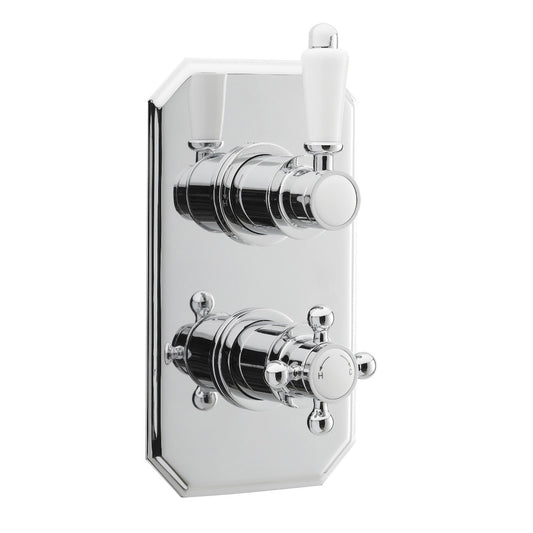 Fairford Hampden Concealed Twin Shower Valve, 1 Outlet
