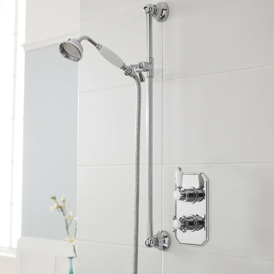 Fairford Hampden Concealed Twin Shower Valve, 1 Outlet