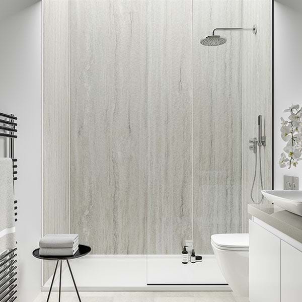 Hydraset Jupiter Silver Textured 1200 x 2400 Setlock Wall Panel
