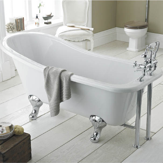 Fairford Portchester 1700mm Freestanding Baths - Various Feet Options-Deacon Feet