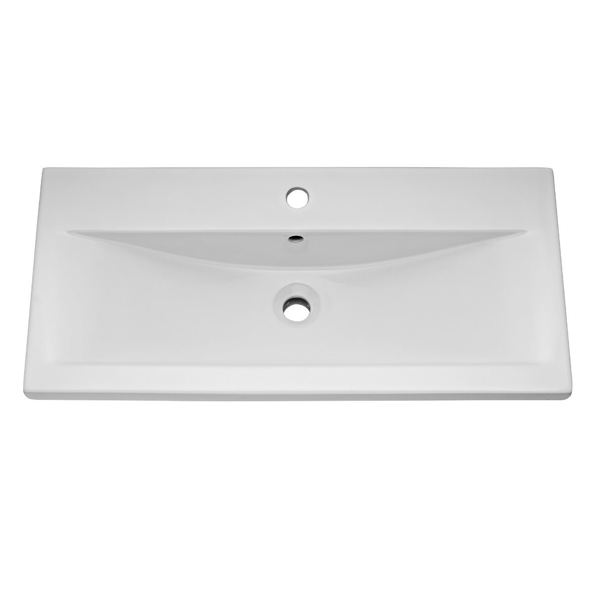 Fairford Kingsly Gloss White 1000mm Floor Standing Vanity Unit