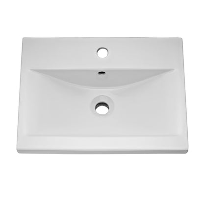 Fairford Carnation 500mm Natural Oak Wall Hung 2 Door Vanity Unit