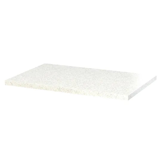 Fairford White Sparkle Laminate Worktop 600 x 390 x 22mm