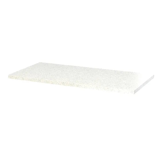 Fairford White Sparkle Worktop, 22mm Thick.  800 x 390mm