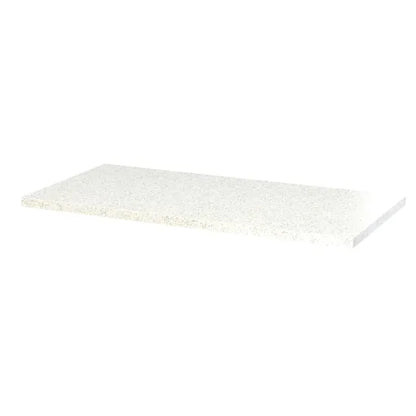 Fairford White Sparkle Worktop, 22mm Thick.  800 x 390mm
