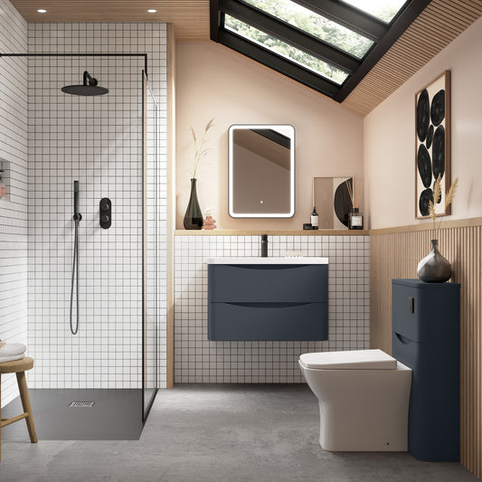 Fairford Eclipse 550mm Satin Anthracite WC Unit