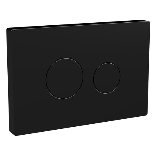 Fairford Matt Black Dual Flush Plate