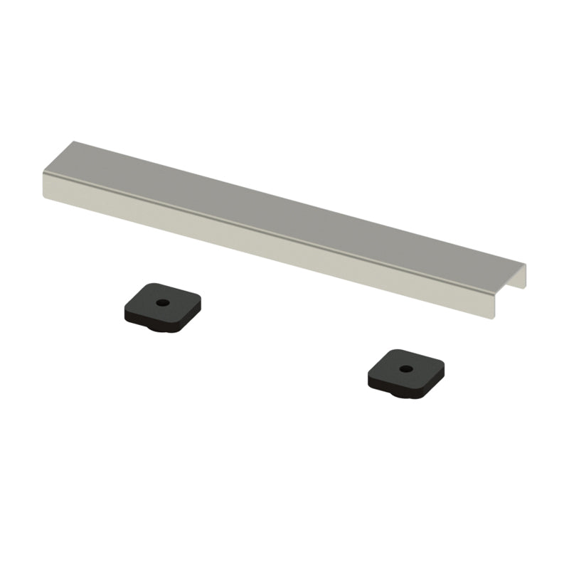 Hydraset 300mm Waste Cover with Finishing Trim Stainless Steel