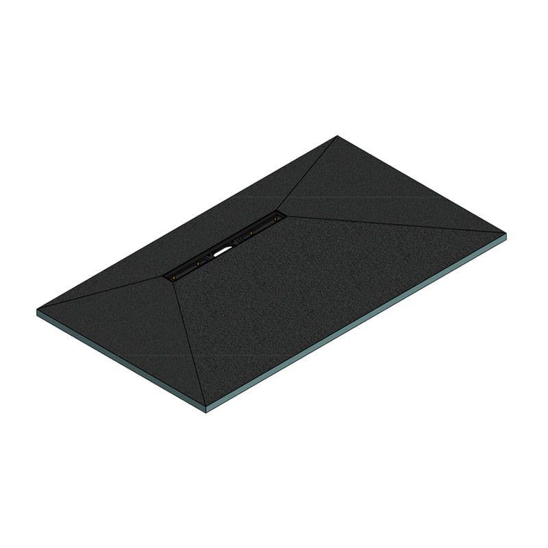 Hydraset Rectangular Tray with 600mm Side Drain 1600 x 900mm