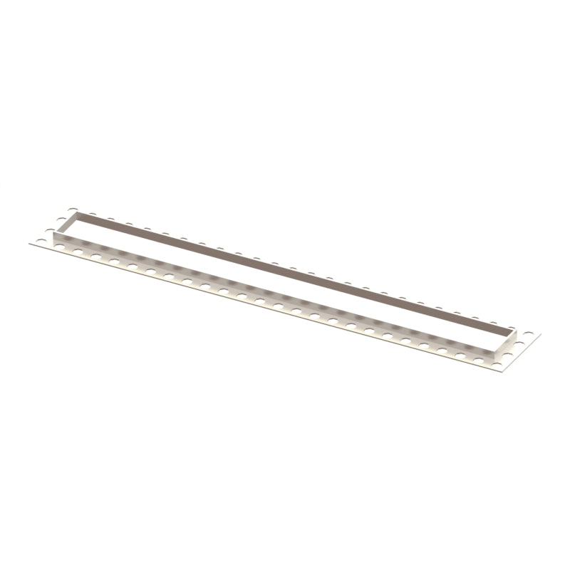 Hydraset 600mm Waste Cover with Finishing Trim Stainless Steel