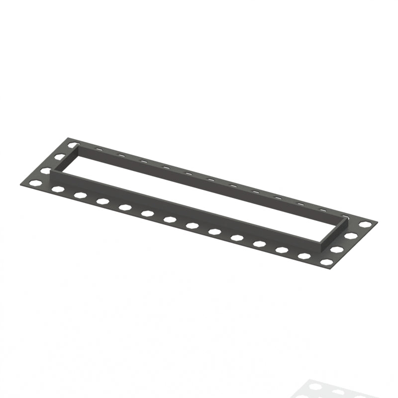 Hydraset 300mm Waste Cover with Finishing Trim Matt Black