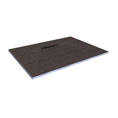 Hydraset Rectangular Trays with 300mm Side Drain 1800 x 900mm
