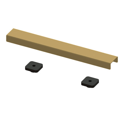 Hydraset 300mm Waste Cover with Finishing Trim Brushed Brass