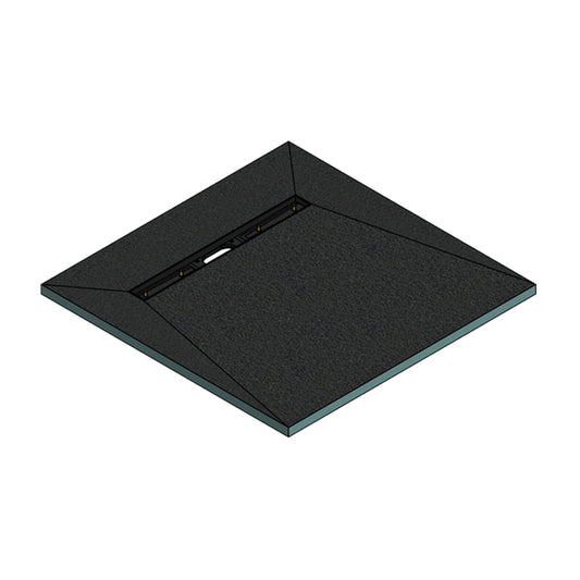 Hydraset Square Trays with 600mm End Drain 900 x 900mm