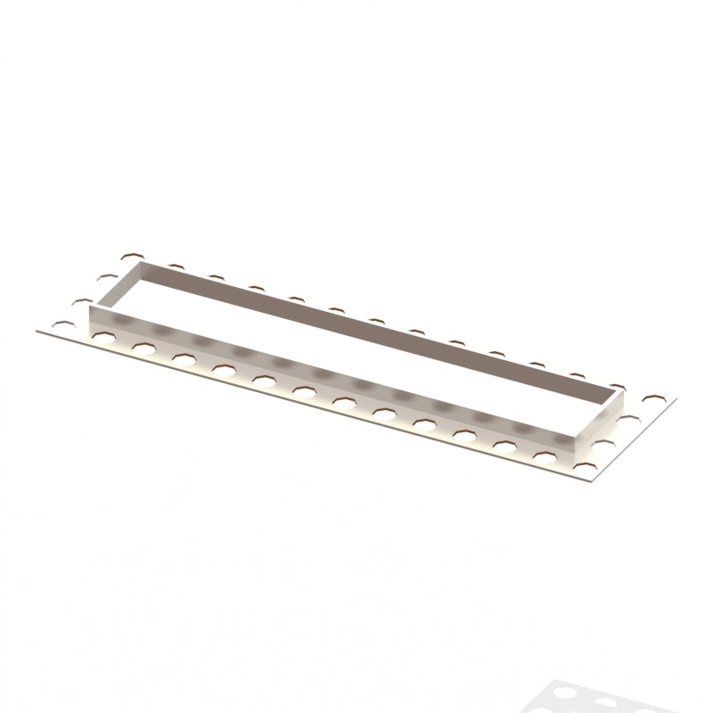 Hydraset 300mm Waste Cover with Finishing Trim Stainless Steel