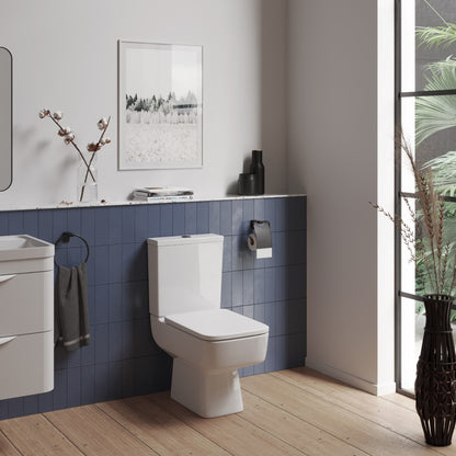 Fairford Mellow Close Coupled Toilet with Soft Close Seat
