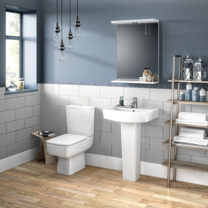 Fairford Mellow Close Coupled Toilet with Soft Close Seat