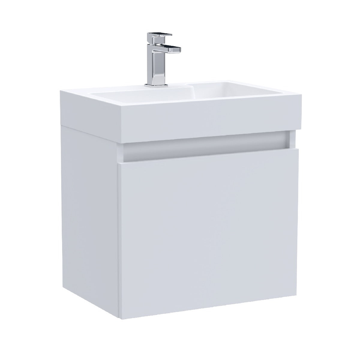 Fairford Malmo 500mm Gloss White Wall Hung Vanity Unit