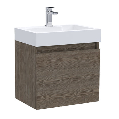 Fairford Malmo 500mm Grey Avola Wall Hung Vanity Unit