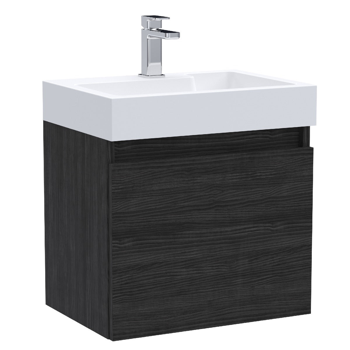 Fairford Malmo 500mm Hacienda Black Wall Hung Vanity Unit