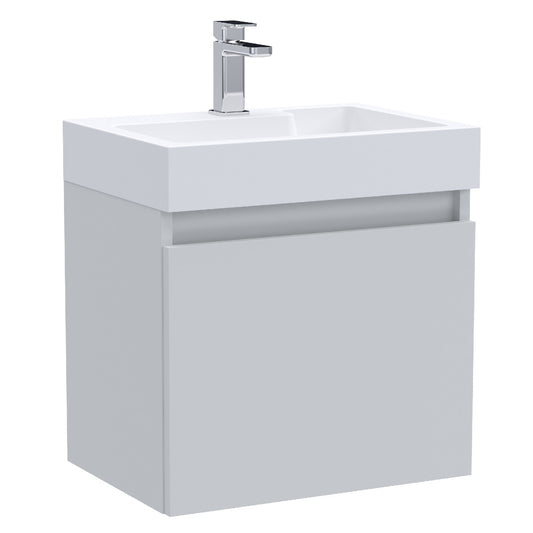 Fairford Malmo 500mm Light Gloss Grey Wall Hung Vanity Unit