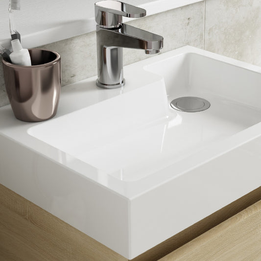 Fairford Malmo 500mm Grey Avola Wall Hung Vanity Unit