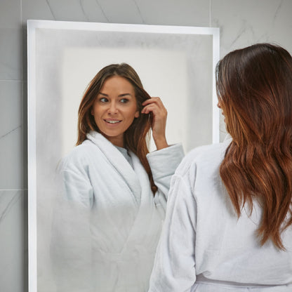 Fairford Mosca Led Mirror With Demister Pad And Shaver Socket - 600mm X800mm