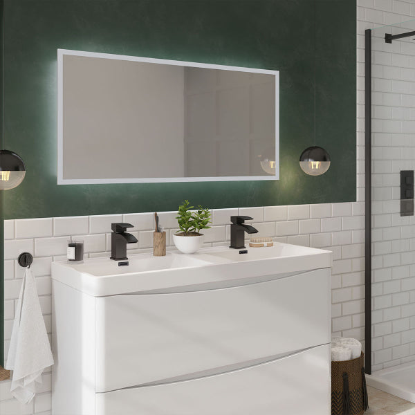 Fairford Mosca Led Mirror With Demister Pad And Shaver Socket - 1200mm X600mm