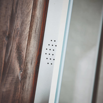 Fairford Mosca Led Mirror With Demister Pad And Shaver Socket And Bluetooth - 500mm X 700mm