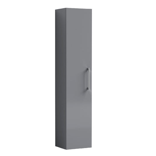Fairford Aspri 2 300mm Light Gloss Grey Tall Unit