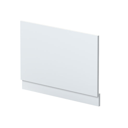 Fairford Satin White 800mm Bath End Panel with Plinth