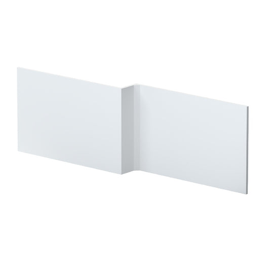 Fairford Satin White 1700mm L Shaped Bath Panel