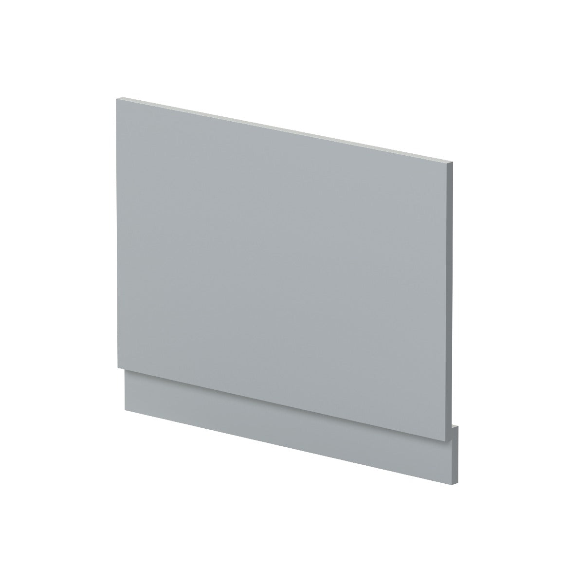 Fairford Satin Grey 750mm Bath End Panel with Plinth
