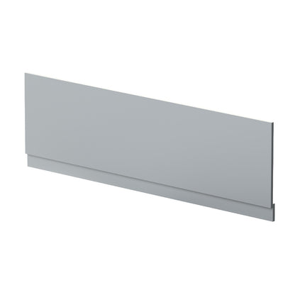 Fairford Satin Grey 1800mm Bath Panel with Plinth