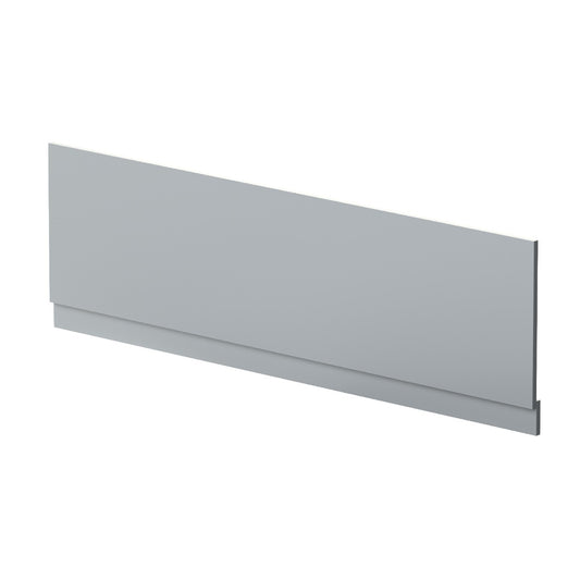 Fairford Satin Grey 1800mm Bath Panel with Plinth