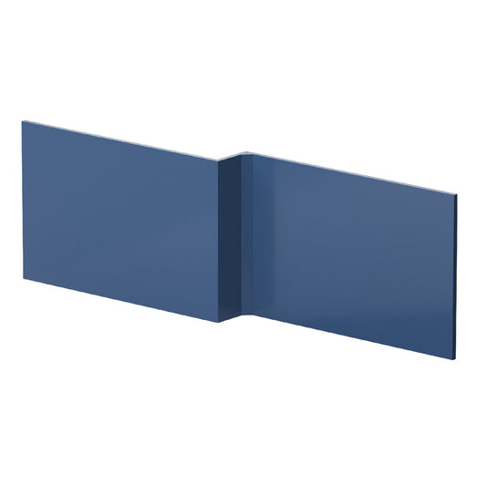 Fairford Satin Blue 1700mm L Shaped Bath Panel