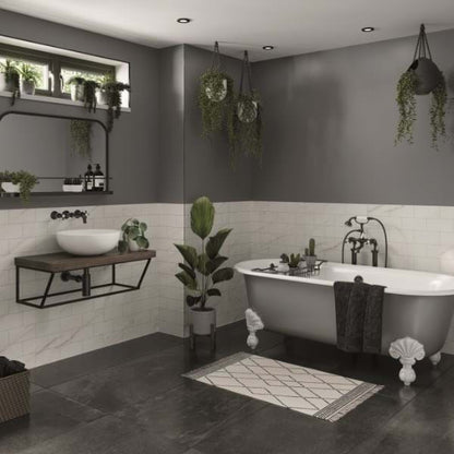 Hydraset Monument Grey Matt 1200 x 2400 Square Edge Wall Panel