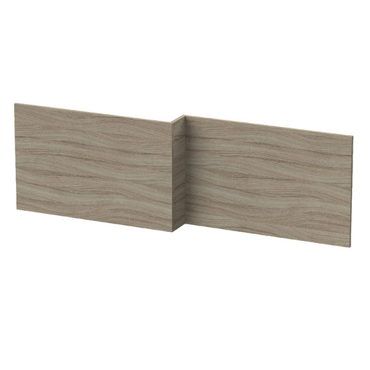 Fairford Driftwood 1700mm L Shaped Bath Panel
