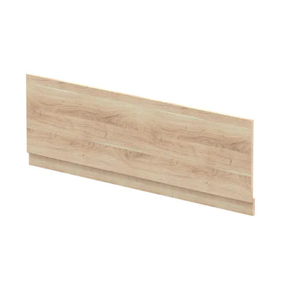 Fairford Bleached Oak 1700mm Bath Front Panel with Plinth