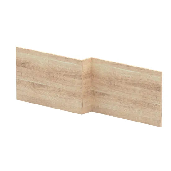 Fairford Bleached Oak 1700mm L Shaped Bath Front Panel