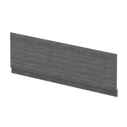 Fairford Anthracite Woodgrain 1800mm Bath Panel with Plinth