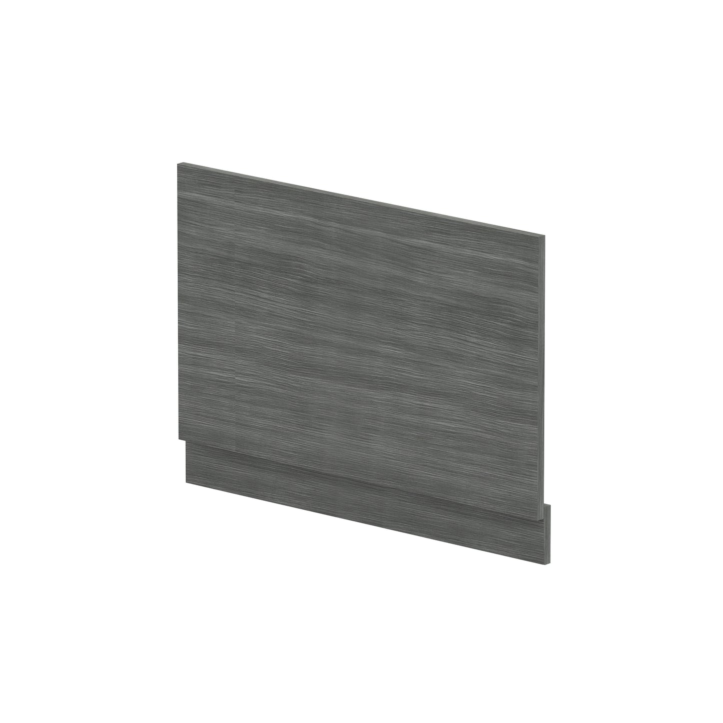 Fairford Anthracite Woodgrain 800mm Bath End Panel with Plinth