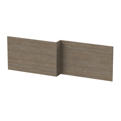 Fairford Grey Avola 1700mm L Shaped Bath Panel