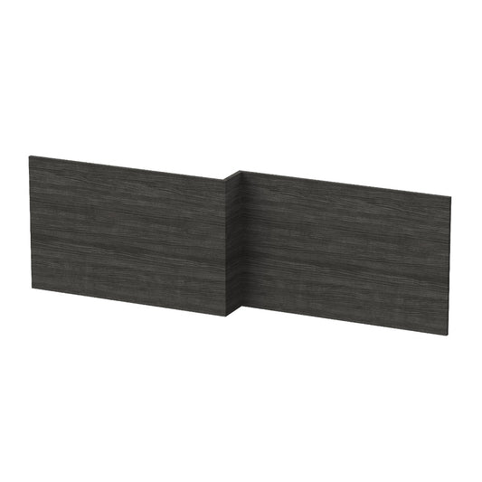 Fairford Hacienda Black 1700mm L Shaped Bath Panel