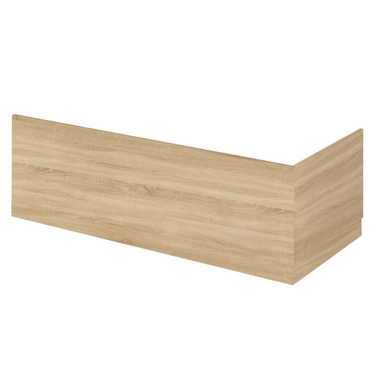 Fairford Natural Oak 700mm Bath End Panel with Plinth