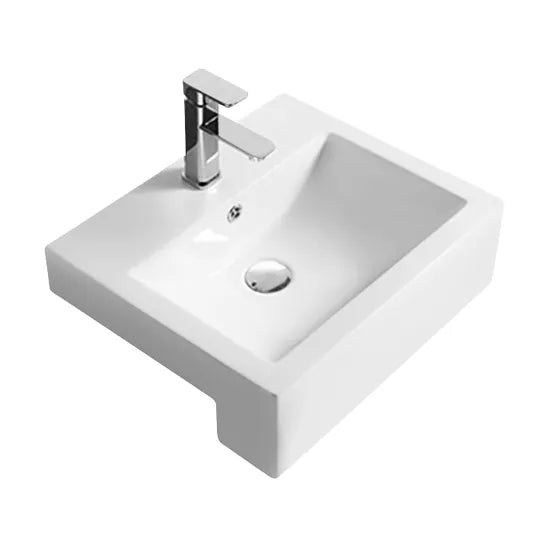 Halo 530mm 1Th Semi Recessed Basin
