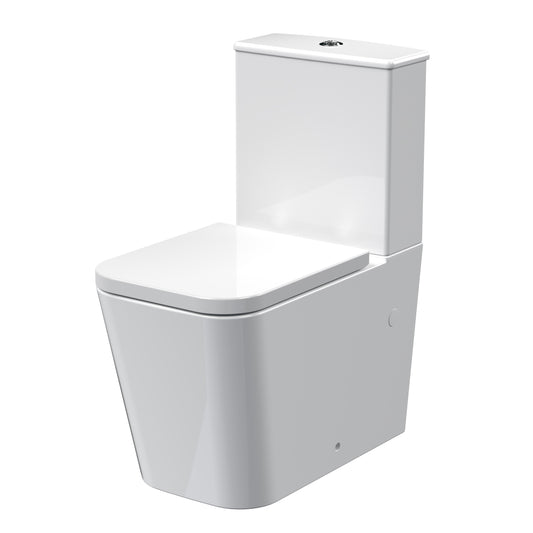 Fairford Grove Pure Back To Wall Toilet with Soft Close Seat