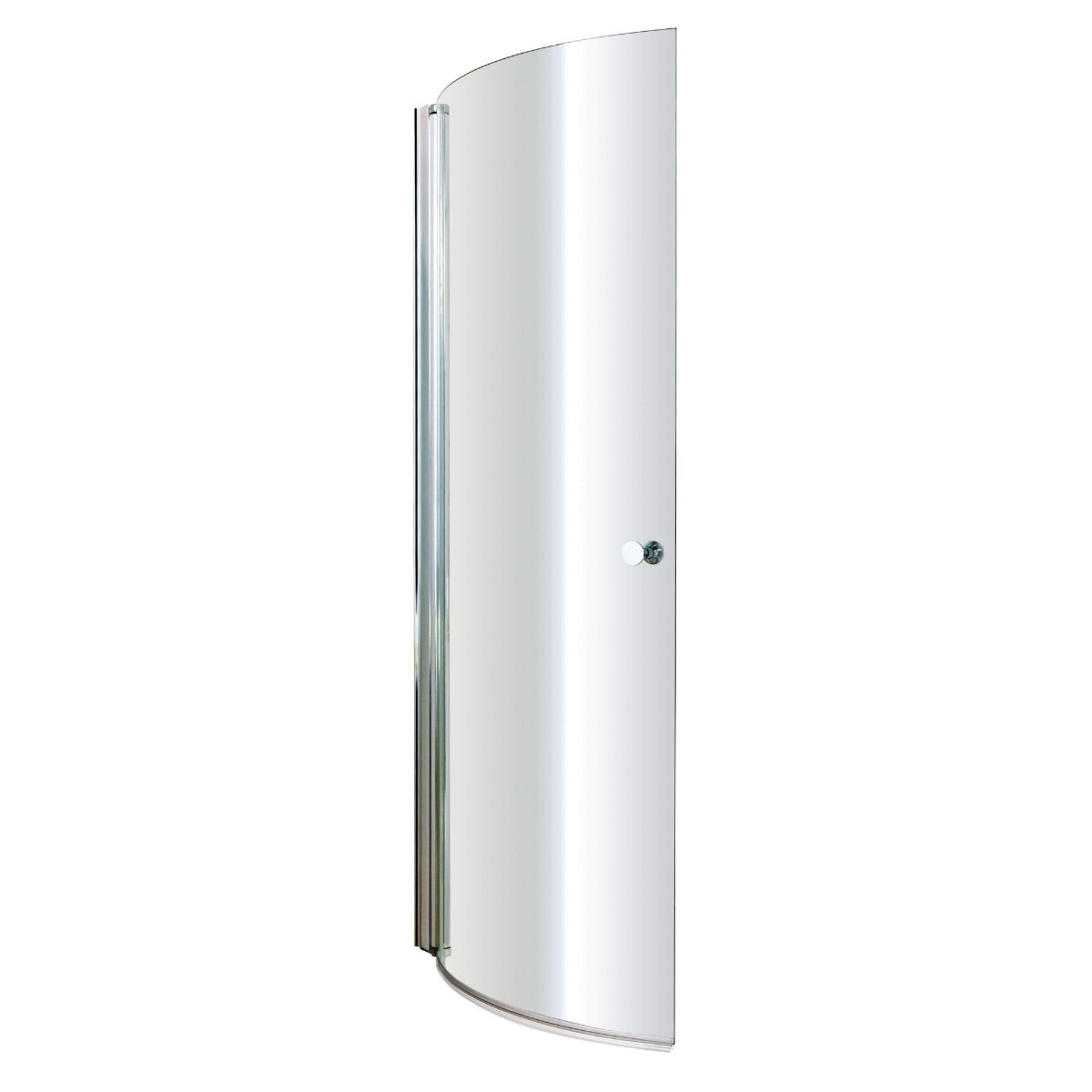 Fairford 6mm P Shaped Shower Bath Screen with Knob